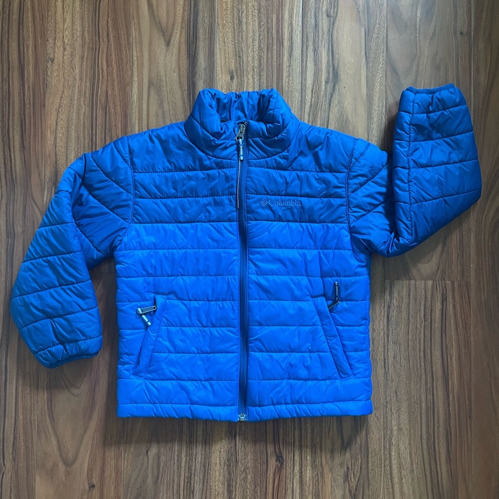 Columbia Kids Bright Blue Puffer Jacket
